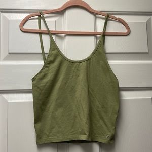 NWT American Eagle green crop tank top